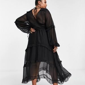 ASOS black dress size 14
